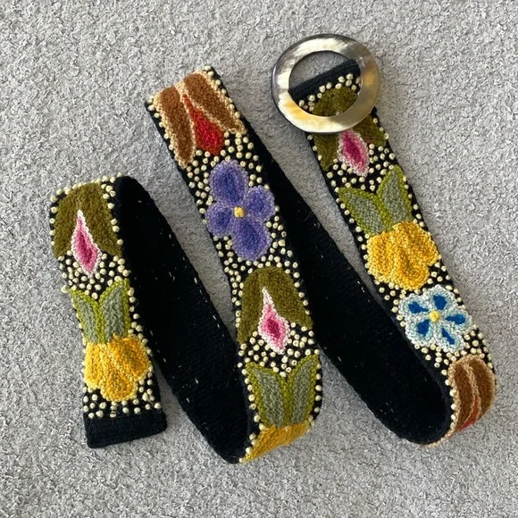 Anthropologie Accessories Annie O Fair Trade Handmade Floral